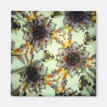 Bejeweled Kaleidescope 47 Fridge Magnet