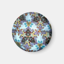 Bejeweled Kaleidescope 50 Magnet