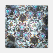 Bejeweled Kaleidescope 51 Fridge Magnets