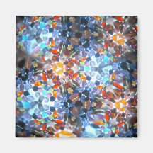 Bejeweled Kaleidescope 52 Magnets