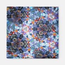 Bejeweled Kaleidescope 53 Magnet