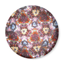 Bejeweled Kaleidescope for April Refrigerator Magnets