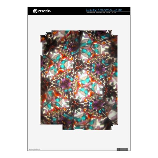 Bejeweled Kaleidescope for May iPad 3 Skin