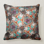 Bejeweled Kaleidescope for May Square Pillow