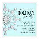 Bejeweled Snowflake Holiday Party Invitation
