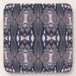 Bejewelled Belly Kaleidoscope Mandala Beverage Coasters