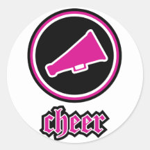 Beka Cheerleading Round Sticker