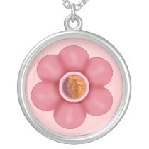 Bel flè (rose) pendants