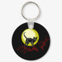 Bela Black Cat keychain