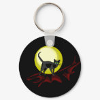 Bela Black Cat keychain