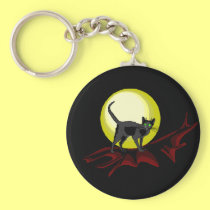 Bela Black Cat keychains