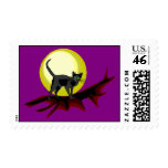 Bela Black Cat Postage Stamps