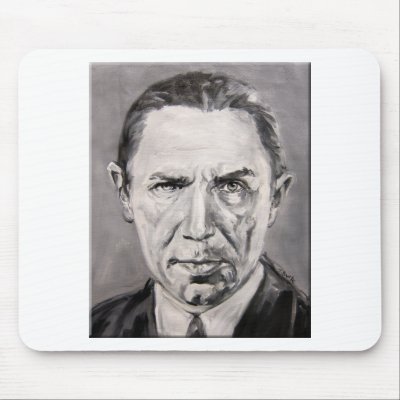 Bela Lugosi Mouse Pads by artsmart_online