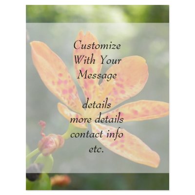 Belamcanda Chinensis Bloom Flyer Design by Pretty_World