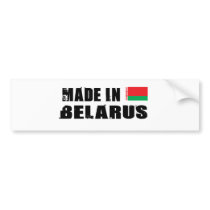 BELARUS BUMPER STICKER
