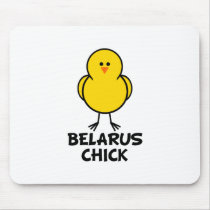Belarus Chick Mouse Mat