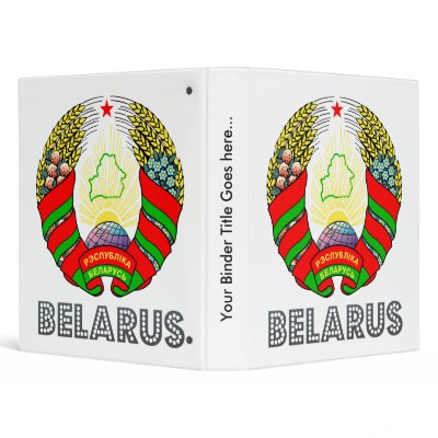 Belarus Coat of Arms Binder by representmycountry