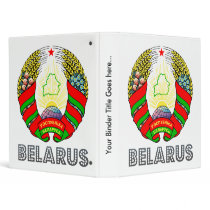 Belarus Coat of Arms Binder