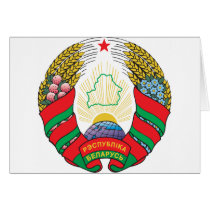 Belarus Coat Of Arms Greeting Cards
