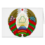 belarus coat of arms greeting card
