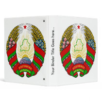 Belarus Coat of Arms detail Binder