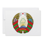 Belarus Coat of Arms Personalized Invitations