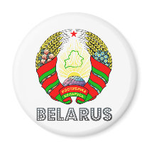 Belarus Coat of Arms Fridge Magnet