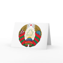 Belarus Coat of Arms (old) Greeting Card by FlagTshirts Belarus Coat of Arms (old) Greeting Card