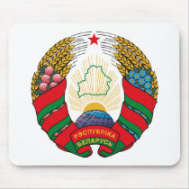 Belarus Coat of Arms (old) Mousepad