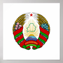 Belarus Coat of Arms Poster