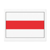 Belarus Flag (1991) Postcard