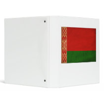 Belarus Flag 3 Ring Binders
