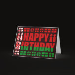 Belarus Flag Birthday Card