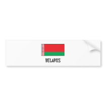 Belarus Flag Bumper Stickers