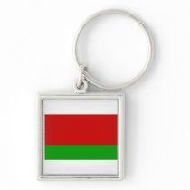 Belarus Flag BY Keychain