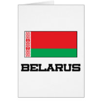 Belarus Flag Card