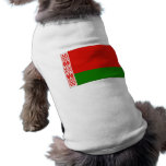 Belarus Flag Pet Tee Shirt