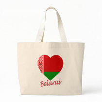 Belarus Flag Heart bags