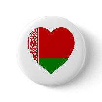 Belarus Flag Heart buttons