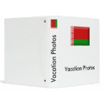 Belarus Flag Jewel Vinyl Binders