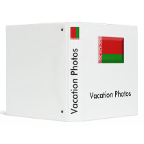 Belarus Flag Jewel Vinyl Binders
