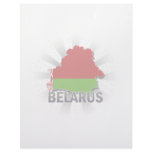 Belarus Flag Map 2.0 Letterhead Template
