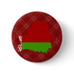 Belarus Flag Map full size Pinback Buttons