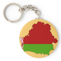 Belarus flag map key chains