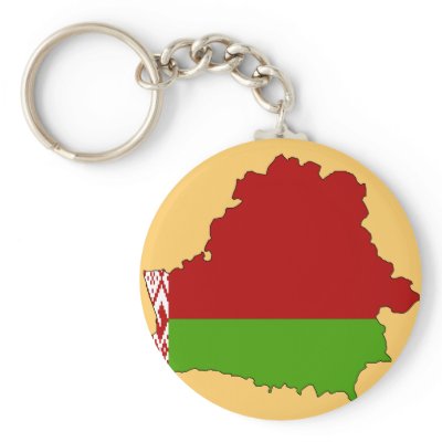 Belarus flag map key chains by FlagStore