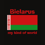 Belarus Flag Map Text Ladies Baby Doll