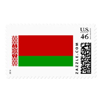 Belarus Flag Postage Stamp by demavin