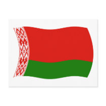 Belarus Flag Postcard by livingflags Belarus Flag Postcard