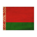 Belarus Flag Post Card