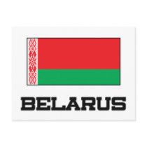 Belarus Flag Postcard